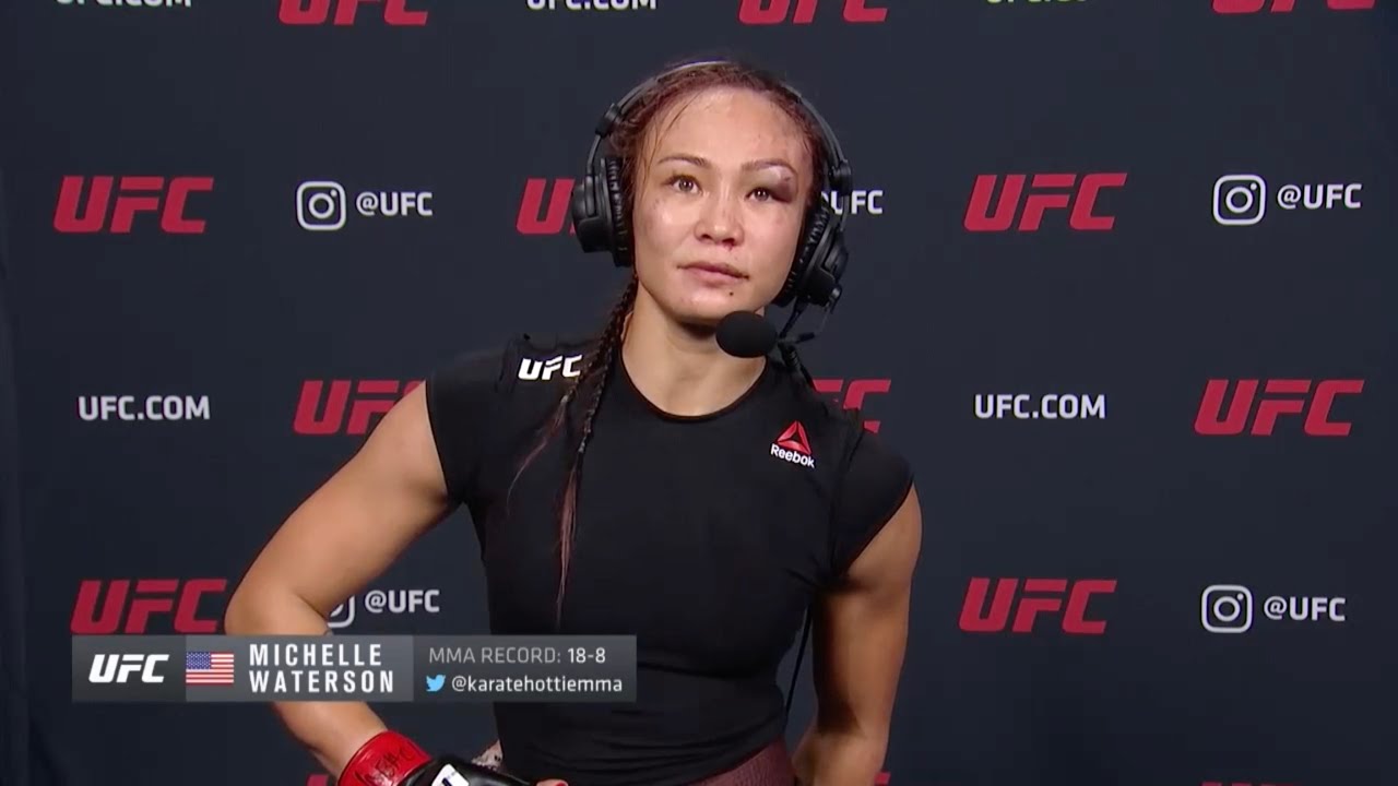 UFC Вегас 10: Мишель Уотерсон - Слова после боя background