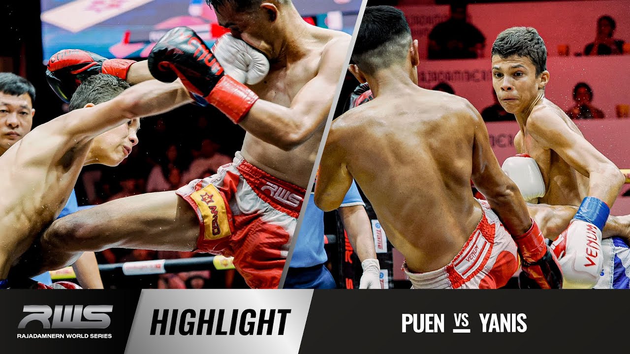 Highlight l Puen vs. Yanis Venum Muay Thai l ปืน เกียรติดาราภูธร vs. ยานิส วีนั่มมวยไทย l RWS background