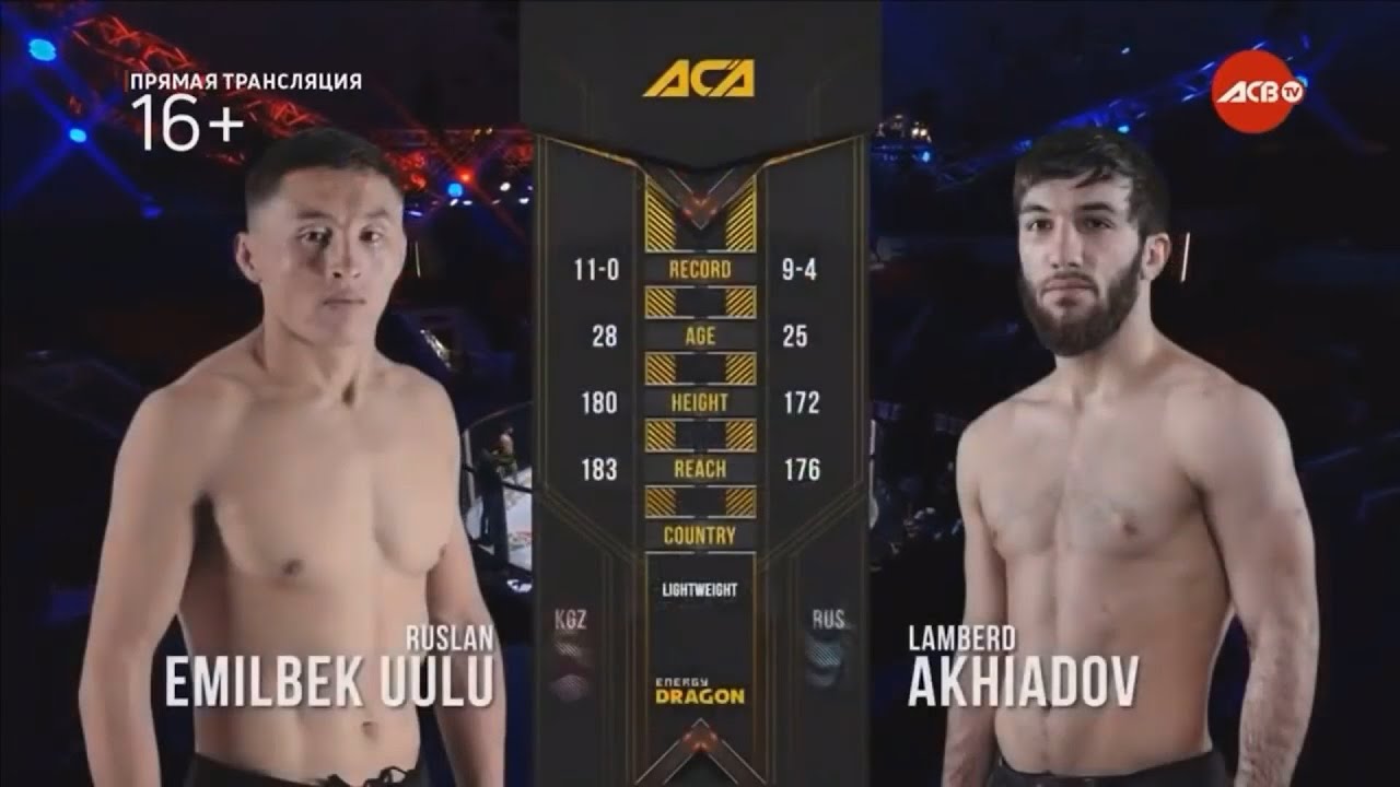 Руслан Эмилбек Уулу vs. Ламберд Ахъядов | Ruslan Emilbek Uulu vs. Lamberd Akhiadov | ACA 100 background