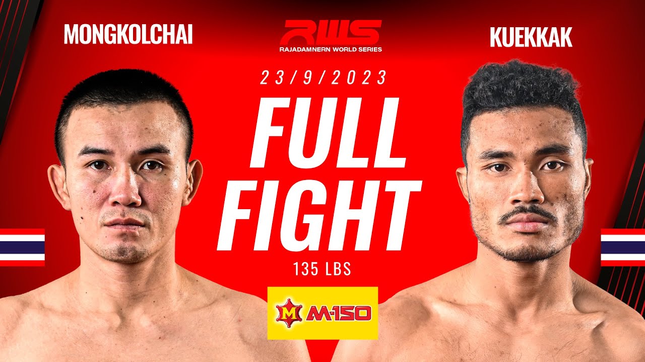 Full Fight l Mongkolchai vs. Kuekkak l มงคลชัย vs. คึกคัก l RWS background