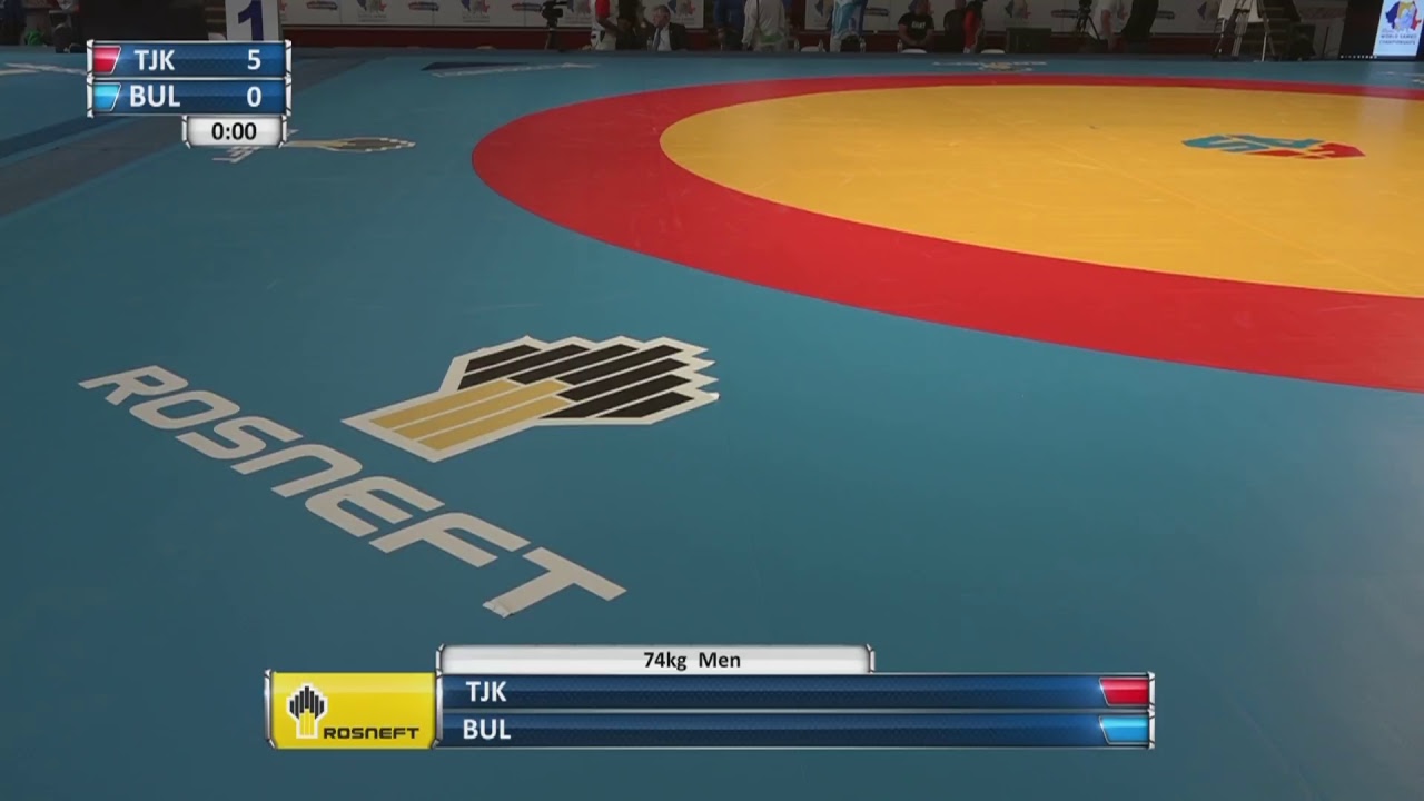 World SAMBO Championships 2018. Day 2. Mat 2 background