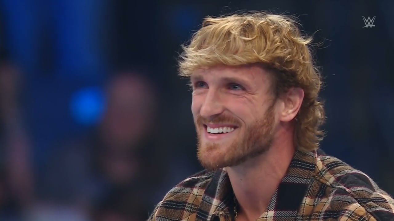 WWE SMACKDOWN LOGAN PAUL ENTRANCE 02/02/24 background