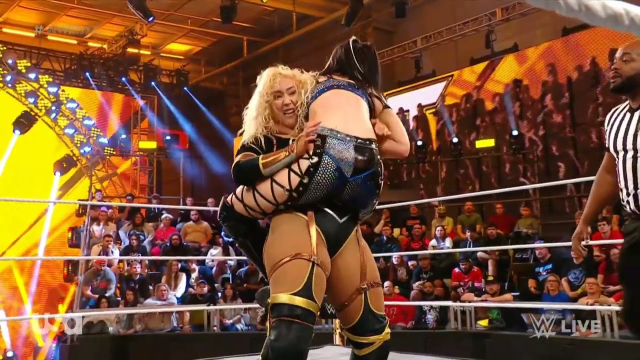 WWE NXT NIKKITA LYONS VS BLAIR DAVENPORT 01/09/24 background