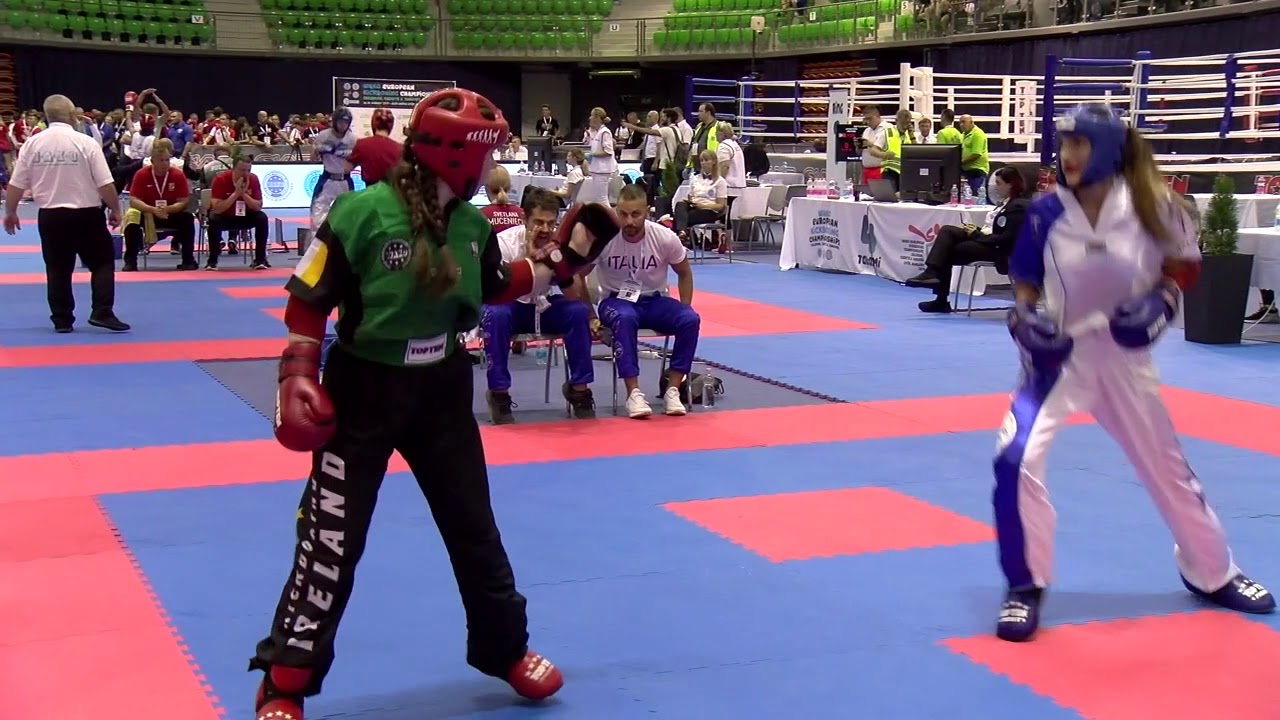 Chiara De Paolis v Jodie Rochfort WAKO European Championships 2019