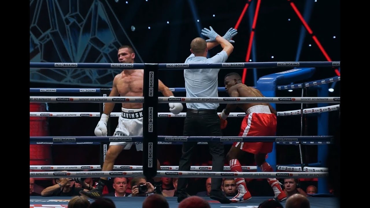 Скавинский vs Пиалари. Обзор поединка без комментариев. Технический нокаут