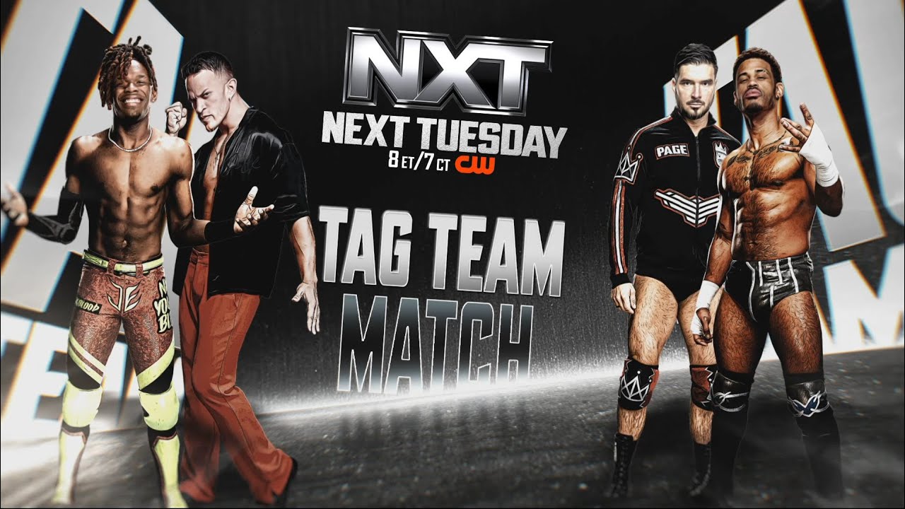 Ricky Saints & Je'Von Evans vs Ethan Page & Wes Lee (2/2): NXT, Feb. 25, 2025 background