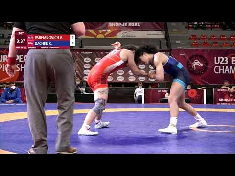 1/2 WW - 68 kg: V. PARFIANOVICH (RUS) v. K. DACHER (FRA)