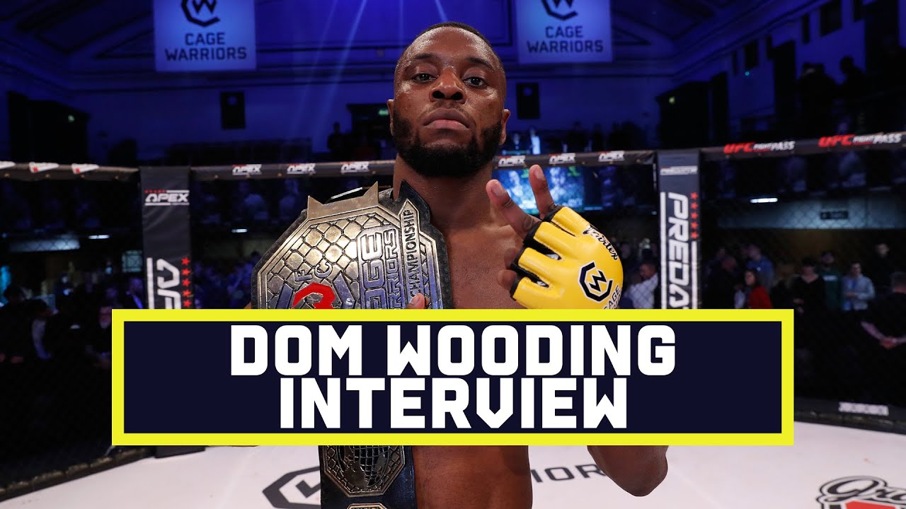 Dominique Wooding post fight interview at #CW132 background