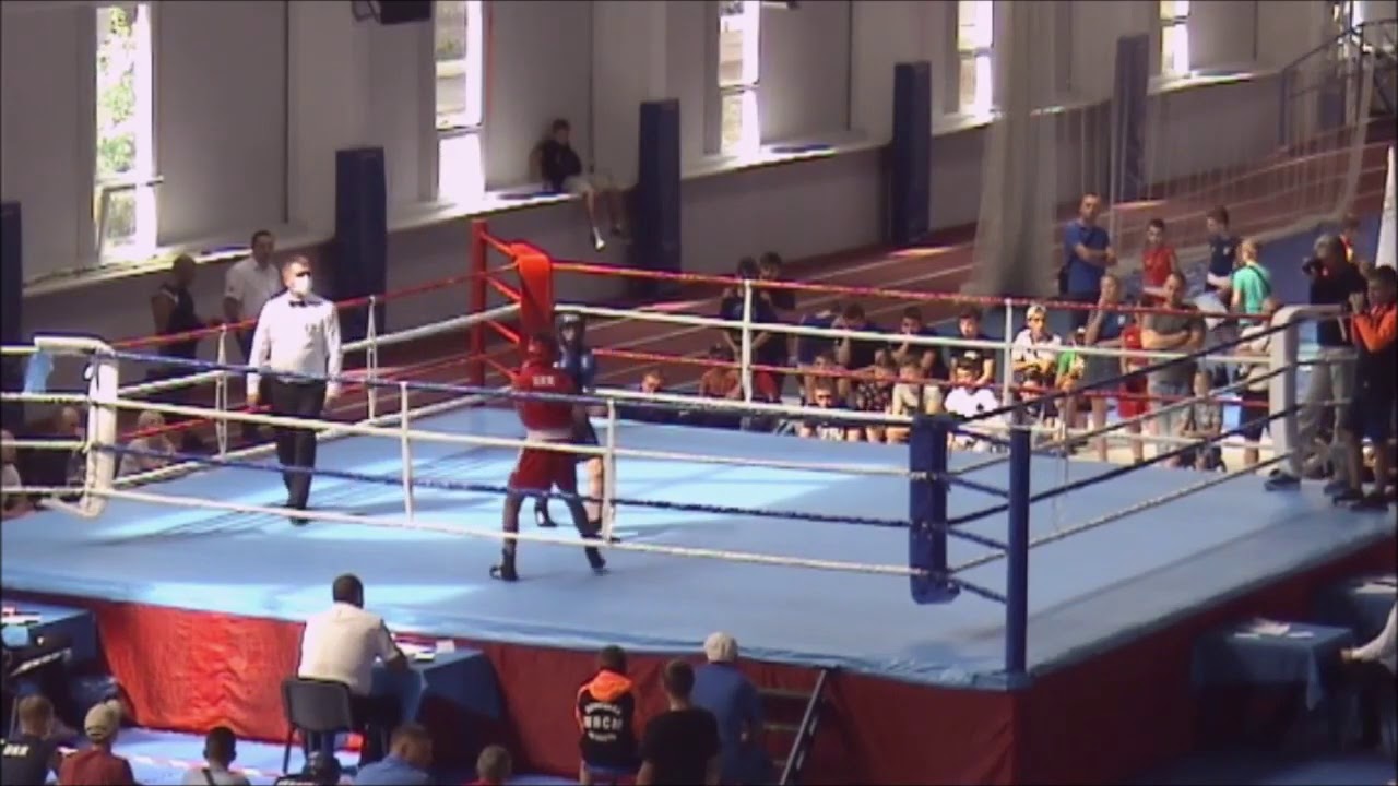 50 кг Владислав Тремба + Максим Рудик ,Чемпионат Донецкой области по боксу среди молодёжи и юниоров