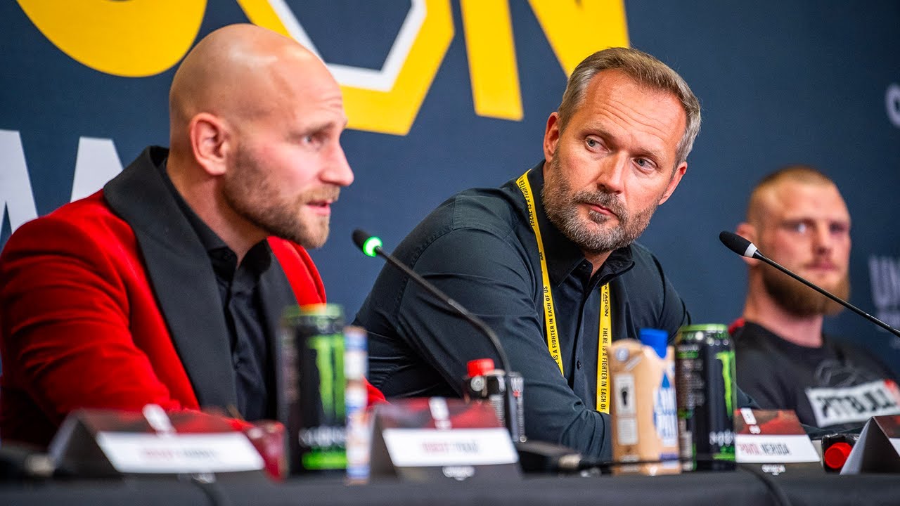 Post-Fight Press Conference | OKTAGON 55 background