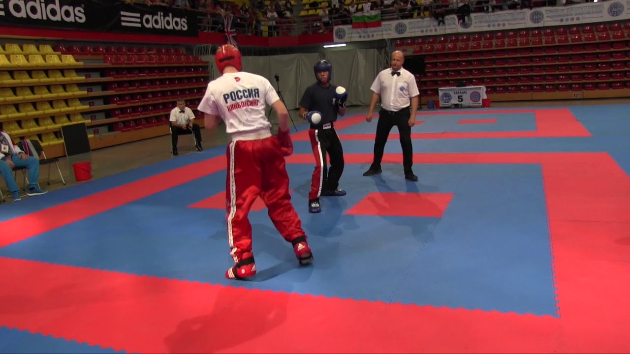 Maksim Kopteev v Marko Doren Mantilla WAKO European Championships 2017 background