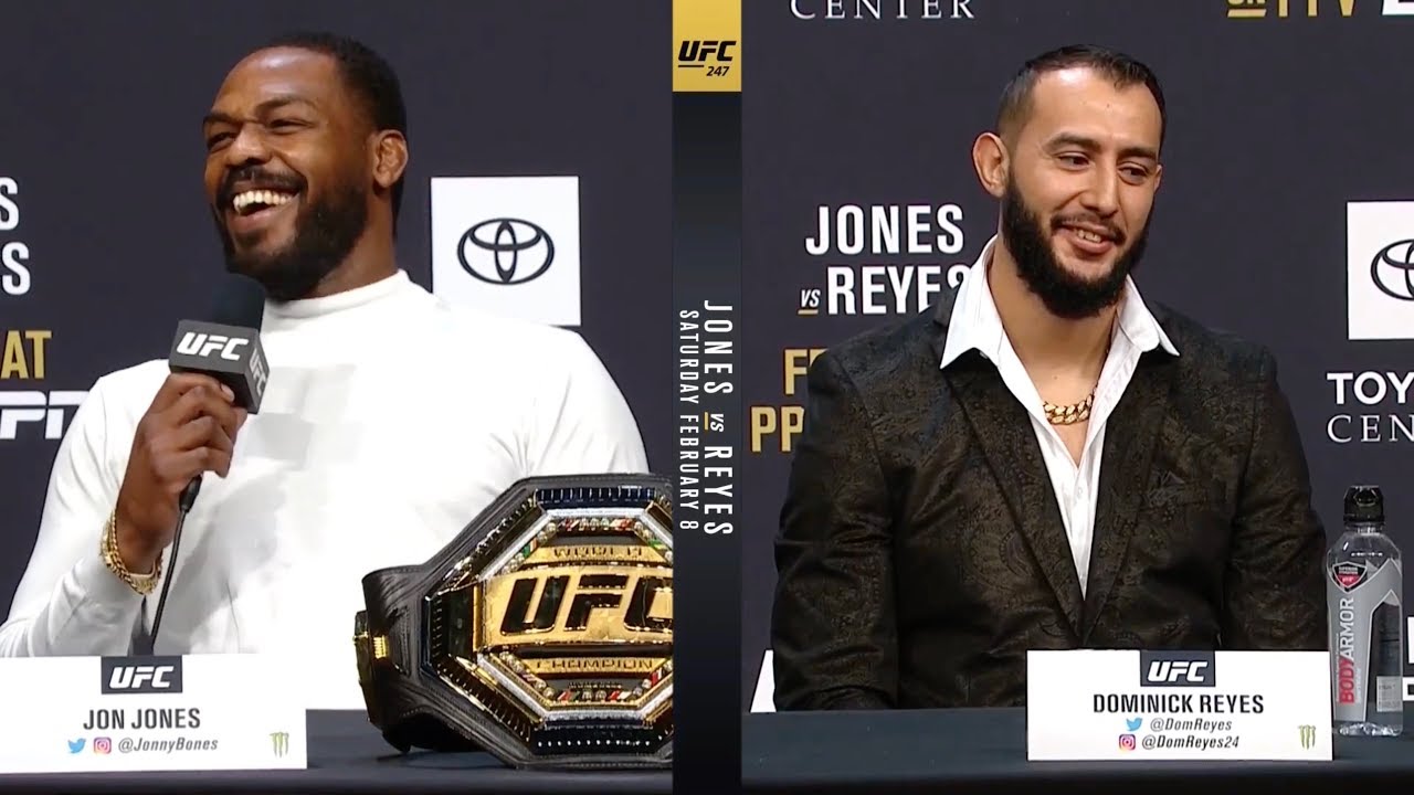 UFC 247: Джонс vs Рейес - Пресс конференция background
