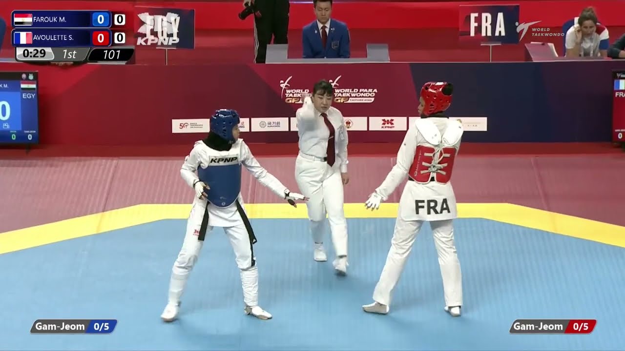 101 R32 W +67kg EGY FAROUK M FRA AVOULETTE S