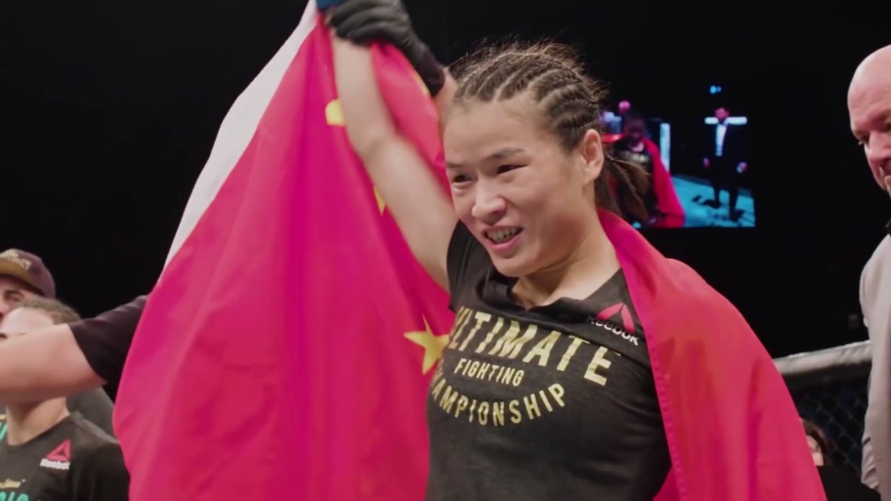 Жанг Вэйли - Путь к чемпионству в UFC background