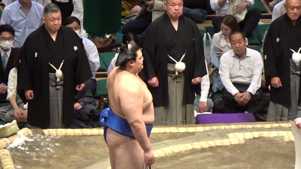 豊昇龍 大の里 優勝額除幕式【大相撲令和7年5月場所】夏場所 初日2025/05/11HOSHORYU ONOSATO winner portrait open background