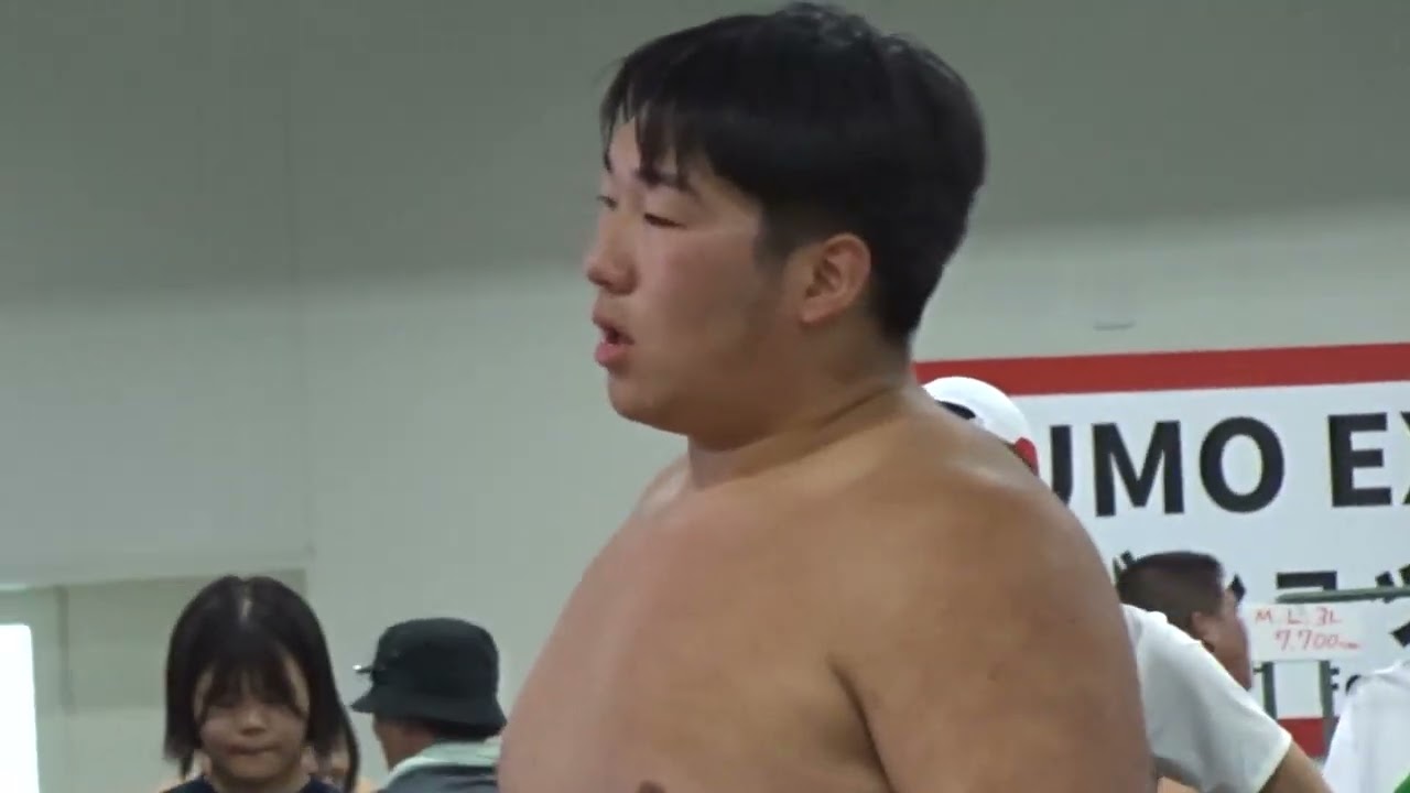 SUMO EXPO❗️大学生相撲大会 個人トーナメント決勝【大阪関西万博場所】2025/8/3 osaka kansai EXPO university individual final backdrop