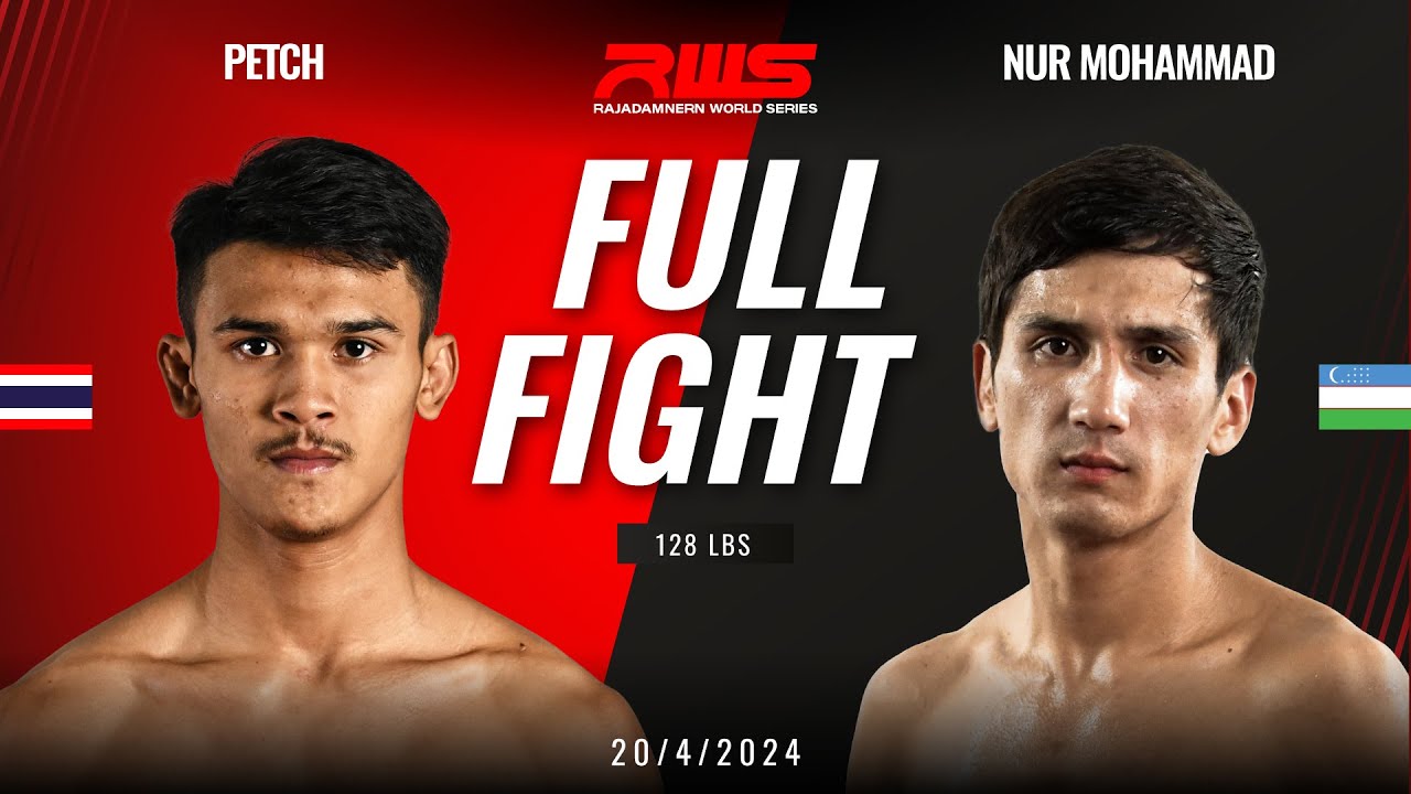 Full Fight l Petch Paranchai vs. Nur Mohammad l RWS background