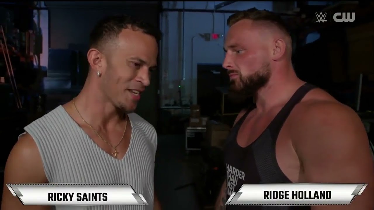 Ridge Holland confronts Ricky Saints: NXT, Mar. 4, 2025