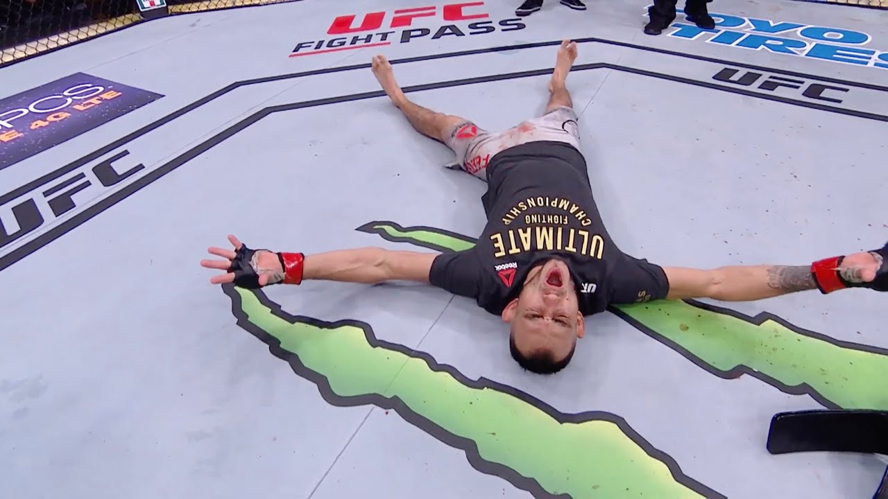 Лучшие празднования побед в UFC background