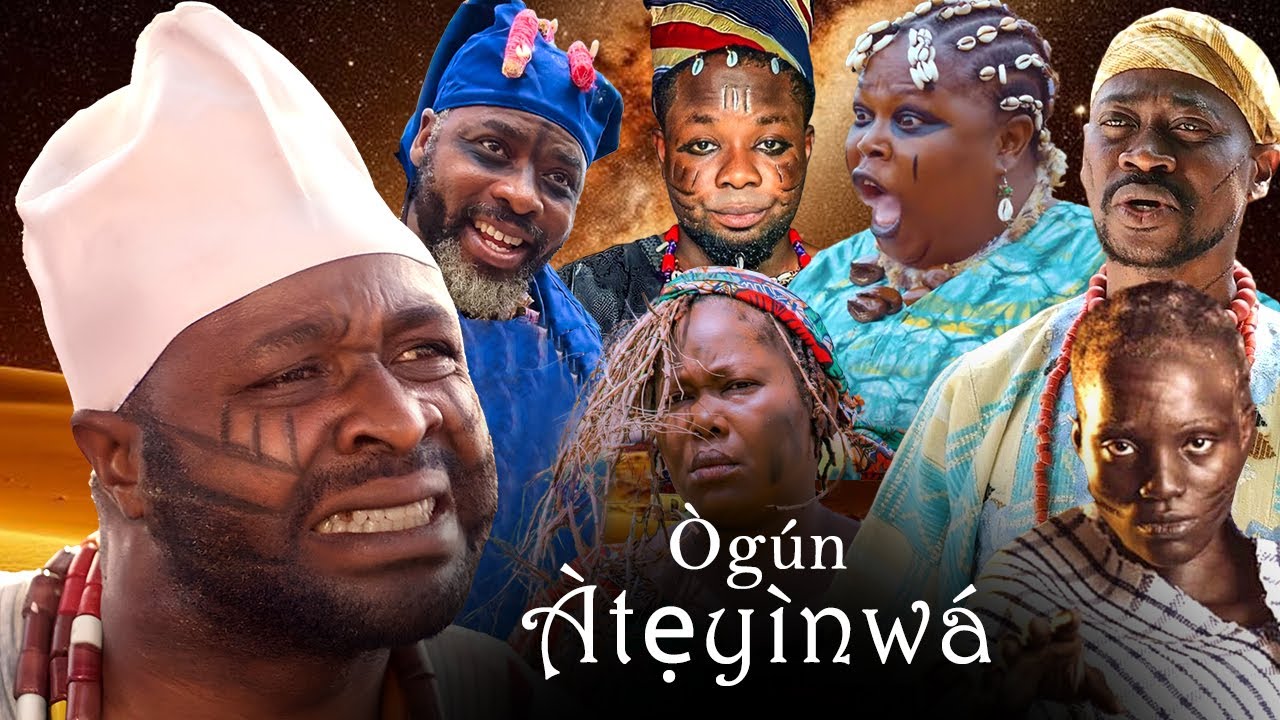 OGUN ATEYINWA - AN AFRICAN YORUBA MOVIE poster - similar to Keji Ejo