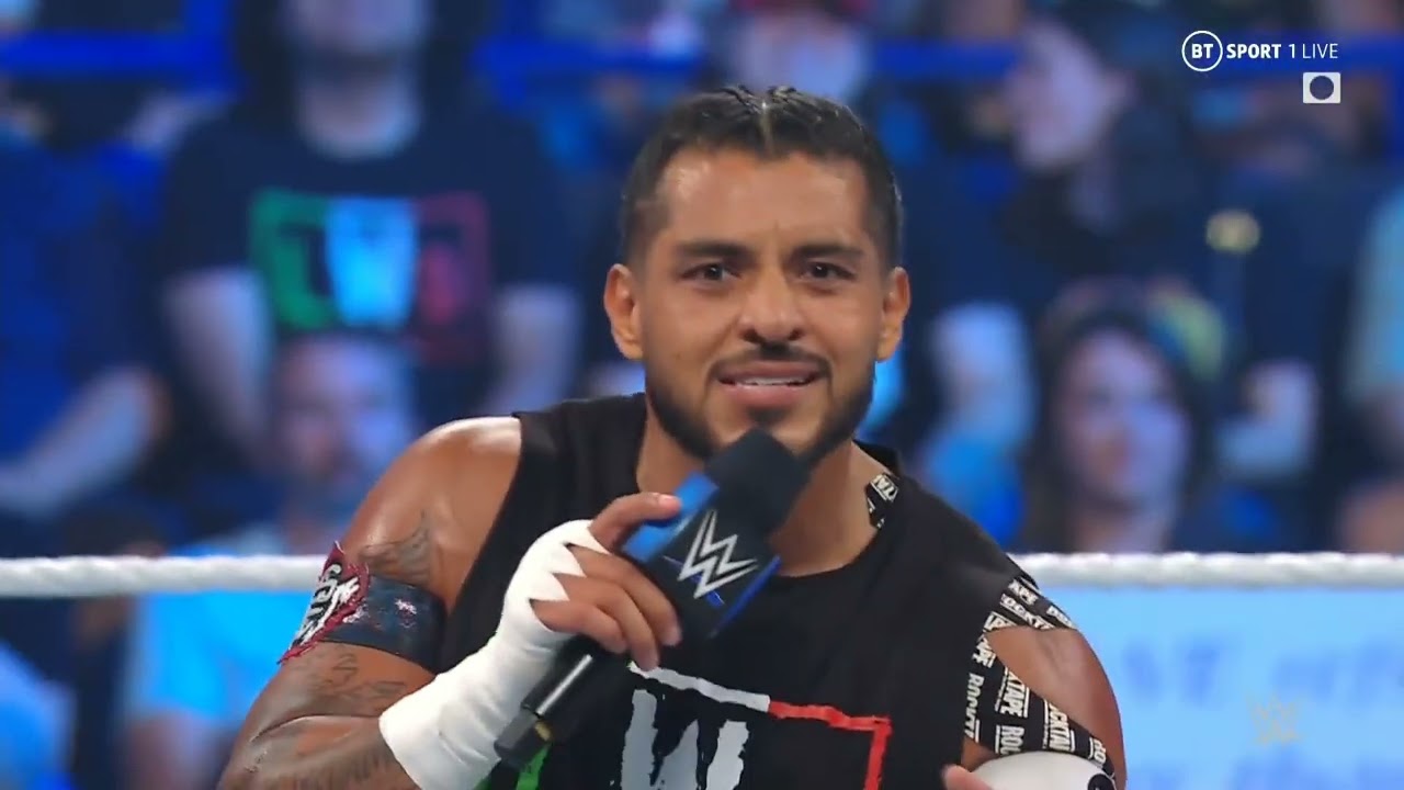WWE SMACKDOWN SANTOS ESCOBAR VS LA KNIGHT 06/16/23 background