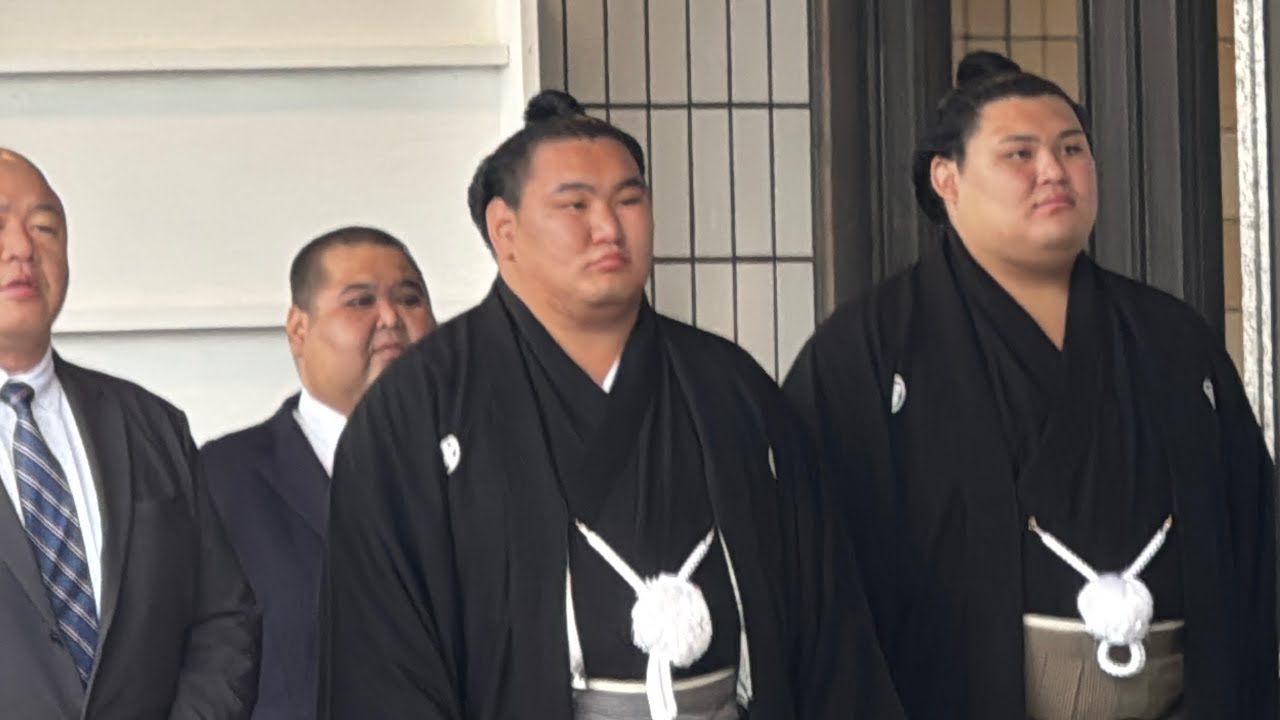 豊昇龍 大の里優勝額贈呈式✨【大相撲令和7年初場所】HOSHORYU ONOSATO winner portrait presentation 【sumo】2025/05/10