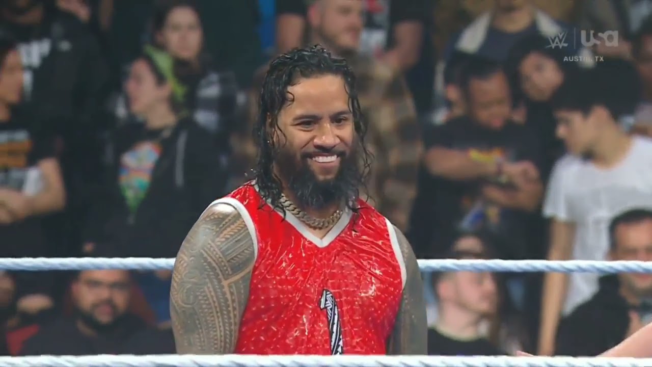 WWE SMACKDOWN JIMMY USO VS KEVIN OWENS 01/24/25 background
