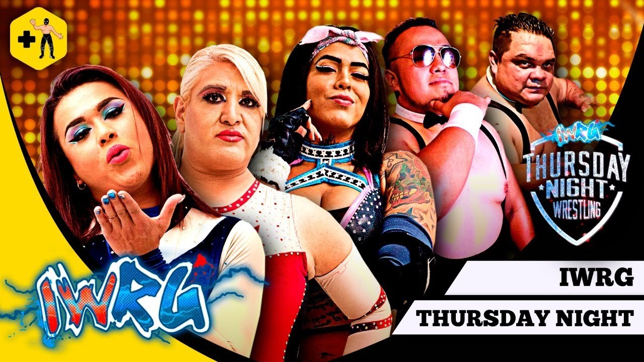 LIVE: Shotas vs Big Strippers in IWRG Arena Naucalpan's Thursday Night Wrestling background