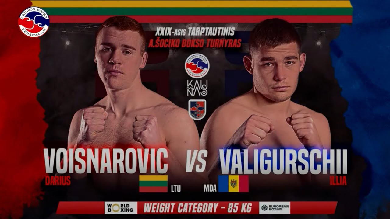Darius Voišnarovič (LTU) vs. Ilia Valigurschii (MDA) Algirdas Šocikas 2025 Final (85kg)