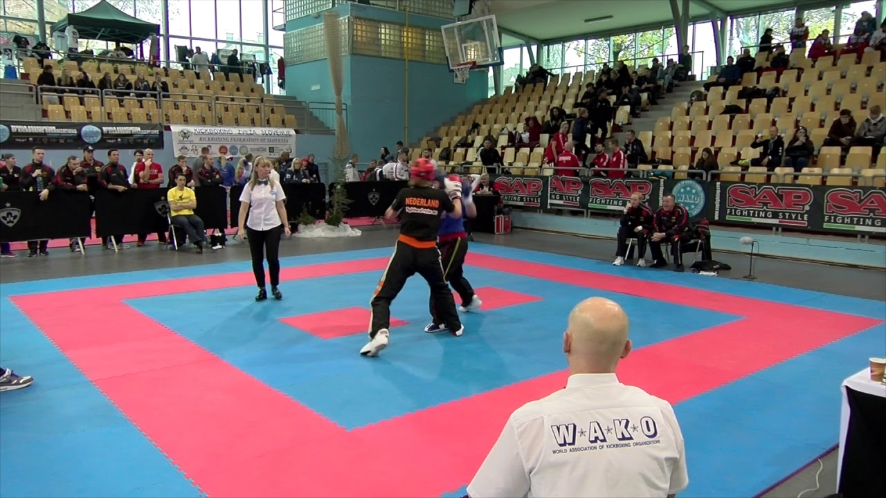 Nina Meppelder v Lea Ysewyn WAKO European Championships 2018