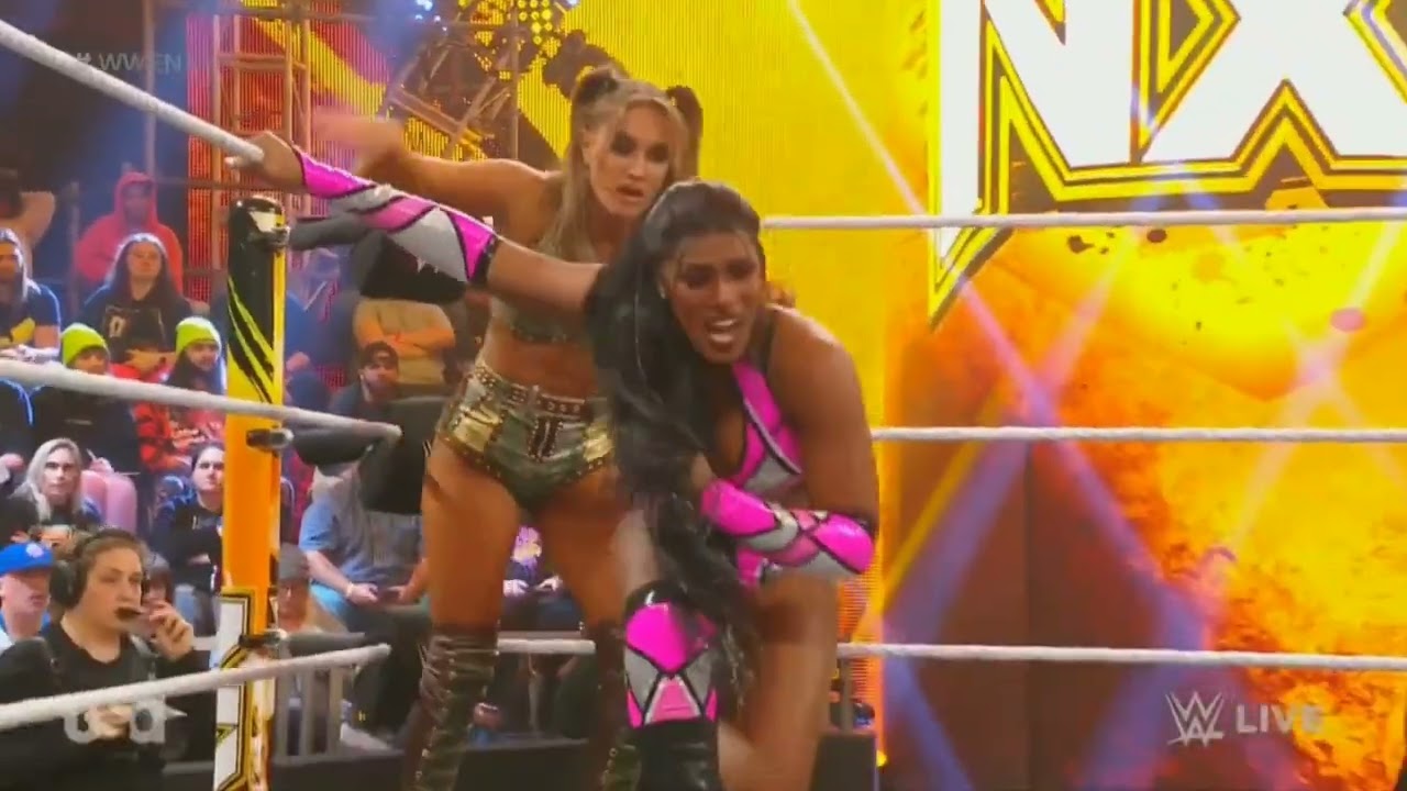 WWE NXT META FOUR VS JOSH BRIGGS & BROOKS JENSEN &FALLON HENLEY 12/12/23 background