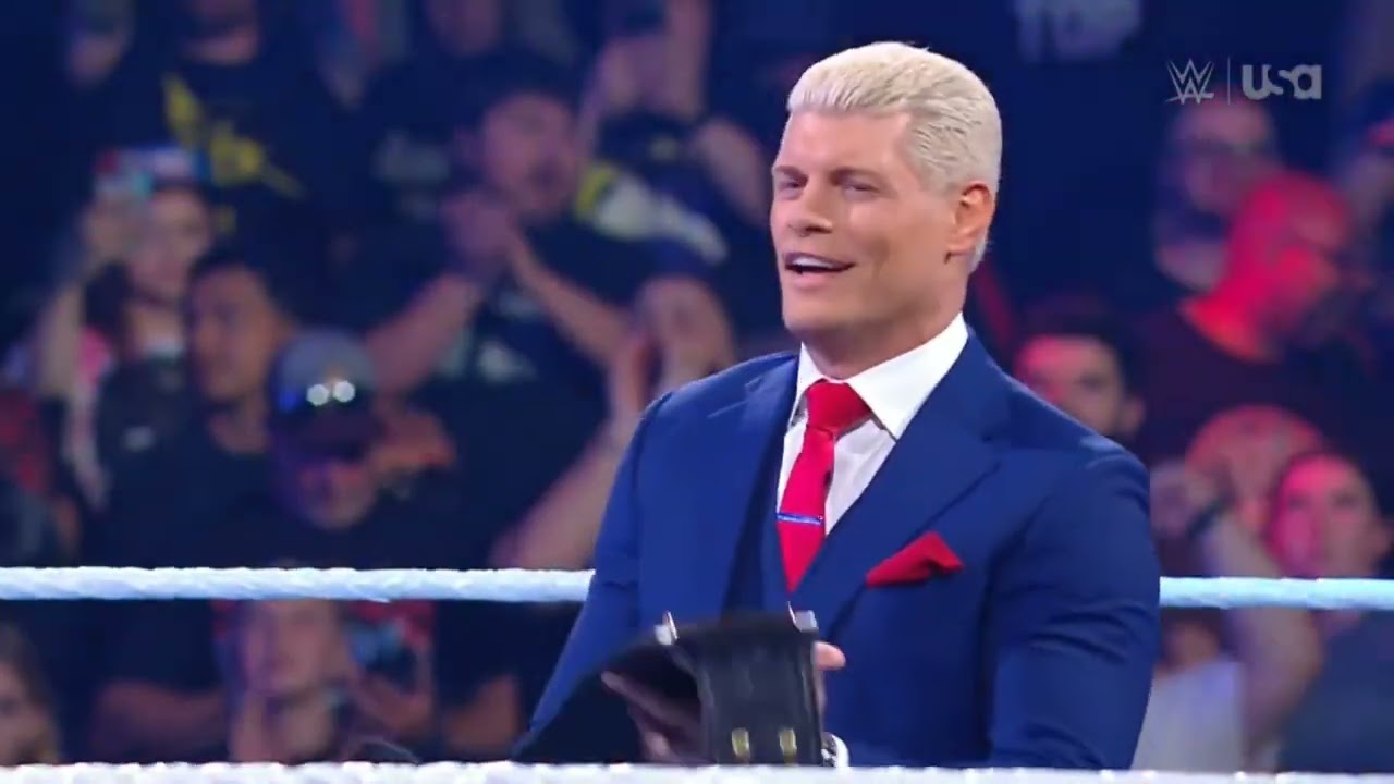 WWE RAW CODY RHODES ENTRANCE 10/14/24 background