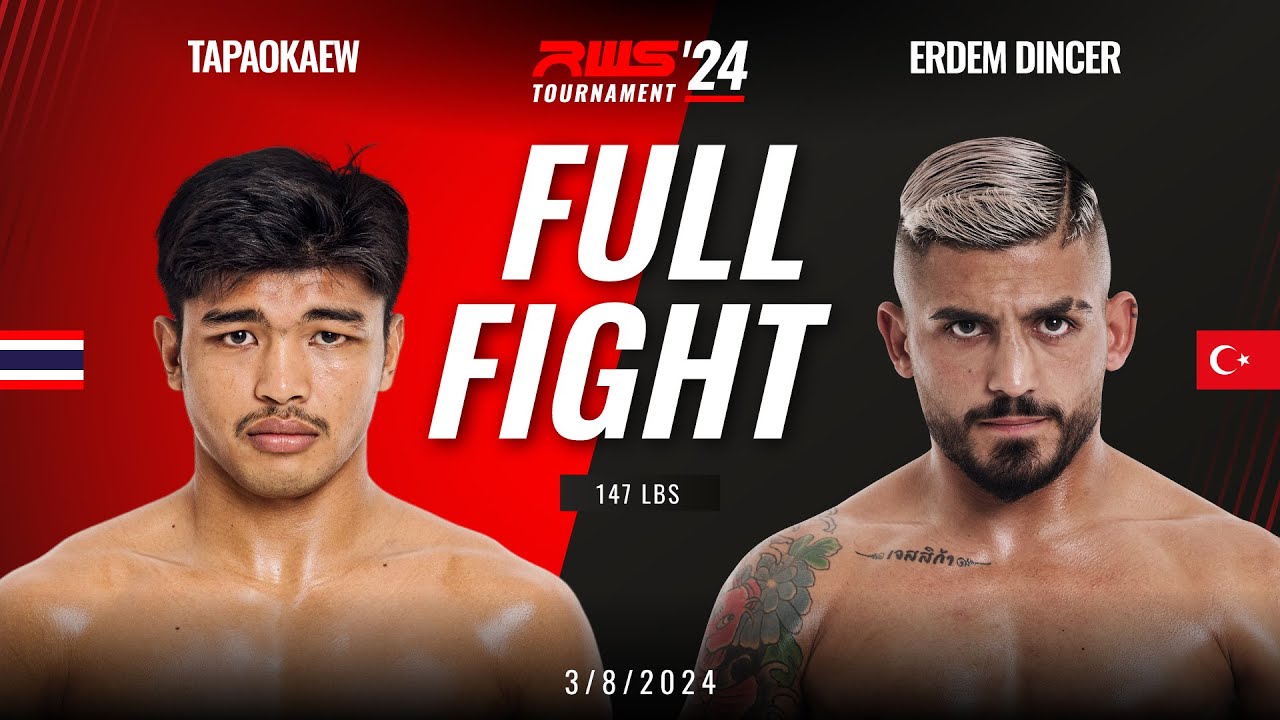 Full Fight l Tapaokaew Singha Mawynn vs Erdem Dincer W.M.C. Lamai Muay Thai I RWS background