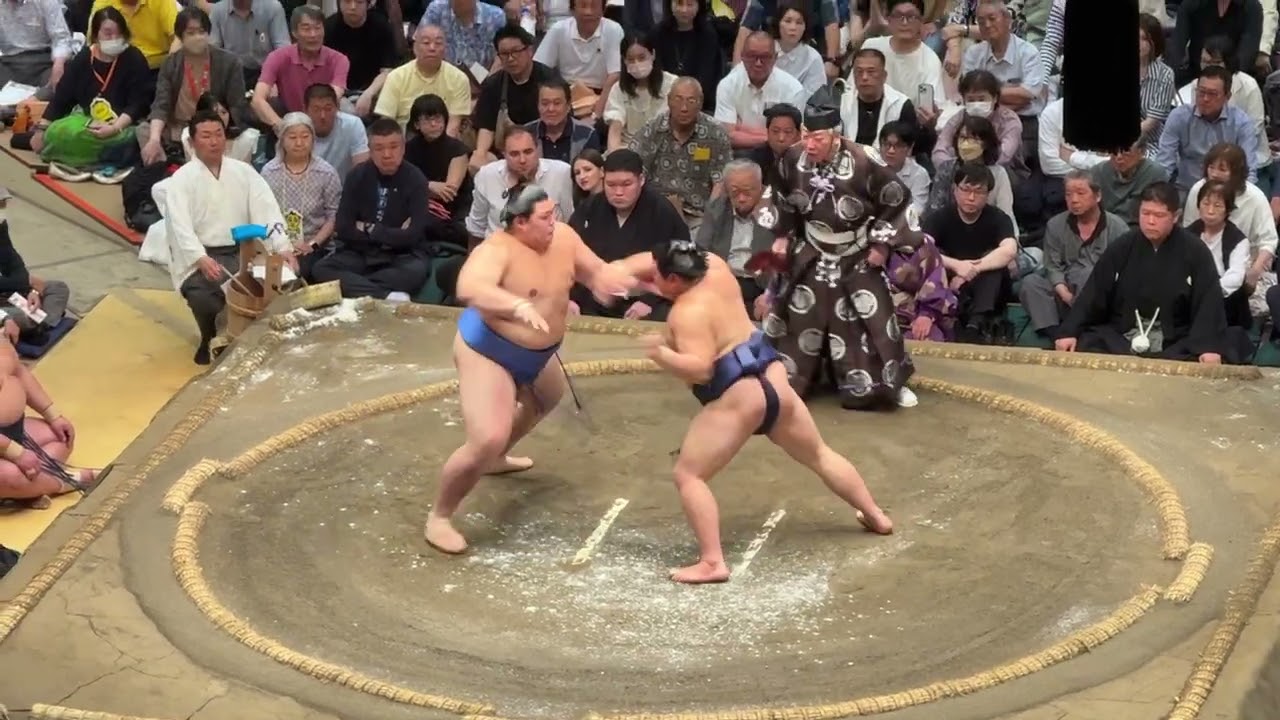 速報!大の里vs平戸海【大相撲令和7年5月場所】8日目 2025/05/18夏場所 background