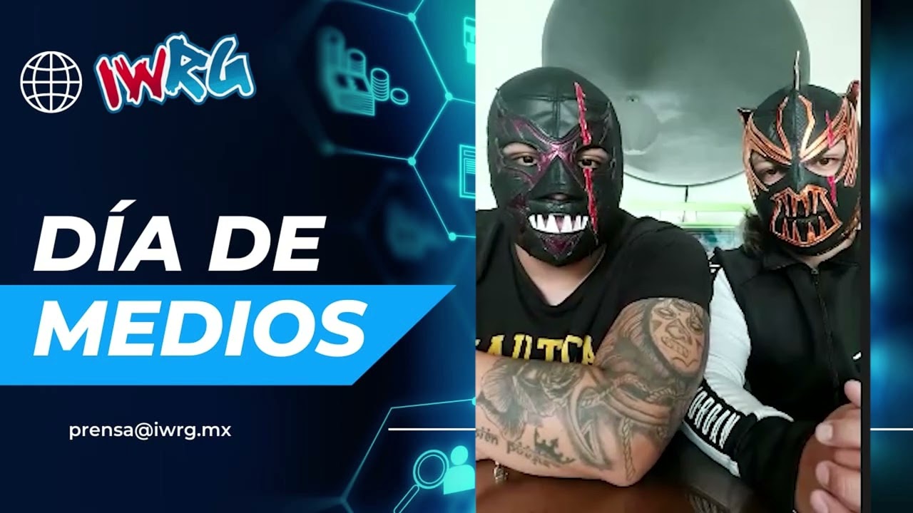Día de medios | Los Herederos dorados, las cartas fuertes de #IWRG en el Torneo #FILL #LuchaLibre