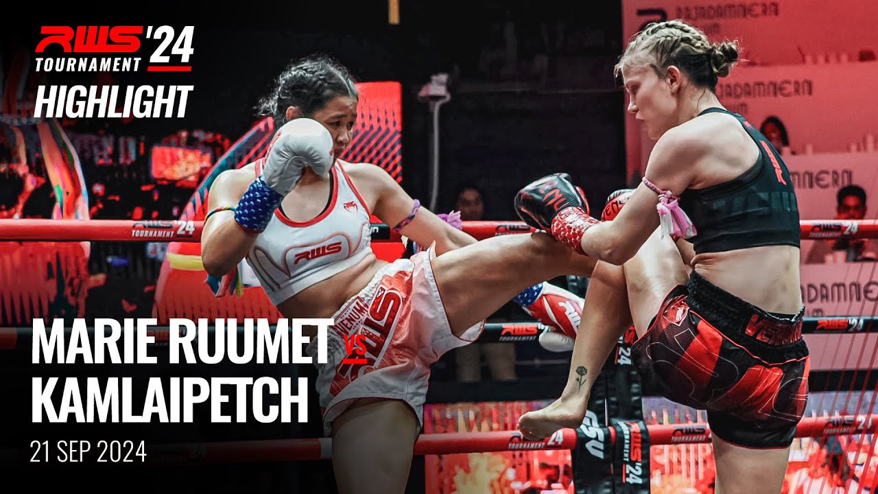 Highlight l Marie Ruumet vs Kamlaipetch Petchyindee Academy I RWS background
