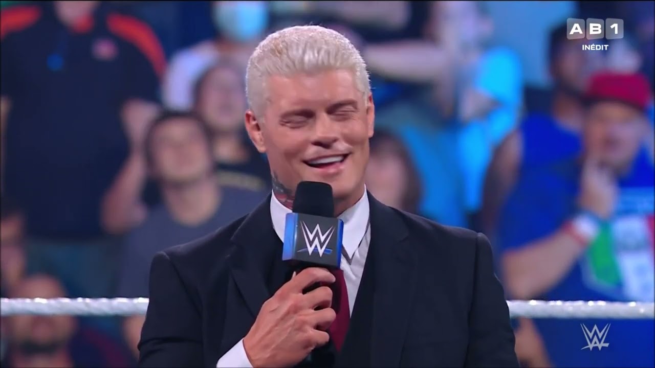 WWE SMACKDOWN CODY RHODES REND HOMMAGE A TERRY FUNK 25/08/23 background