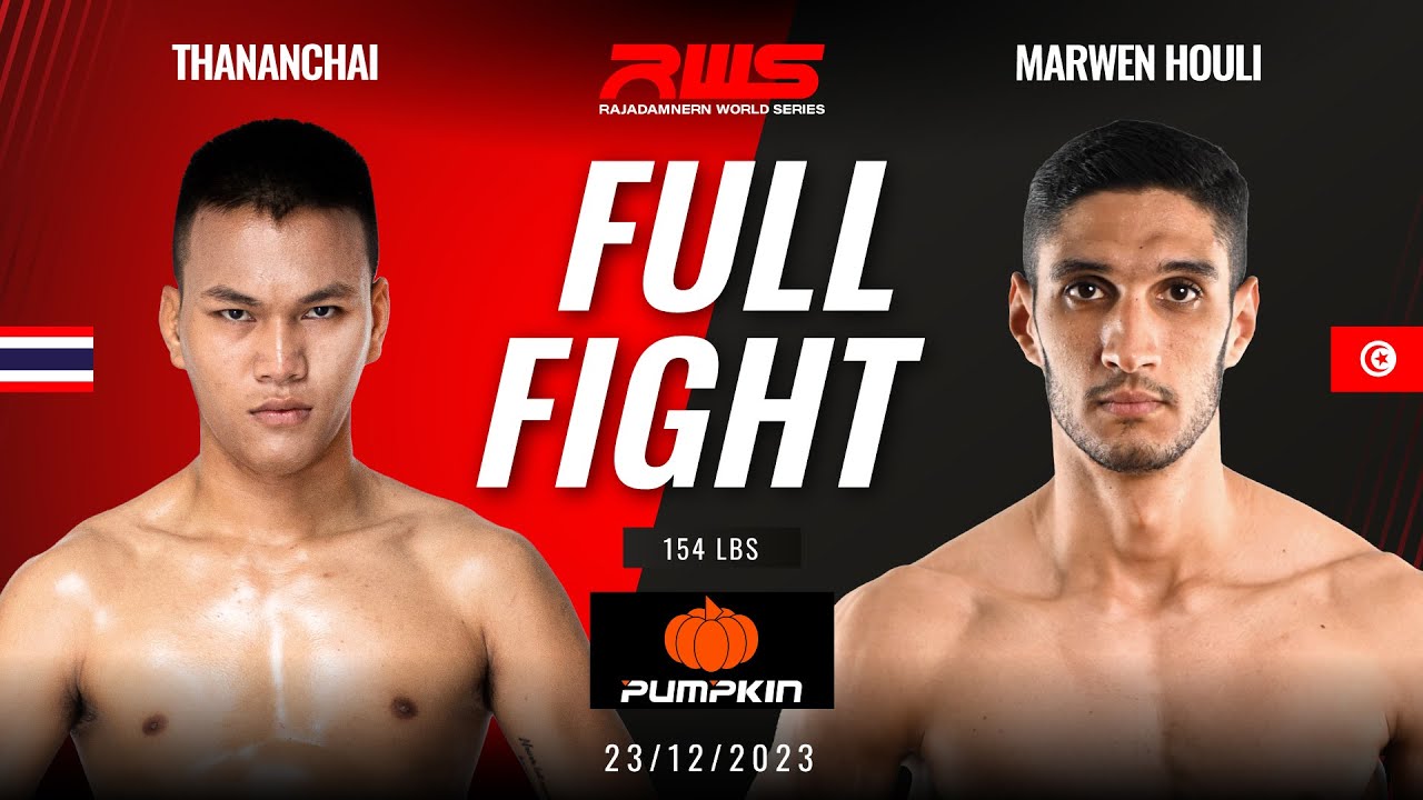 Full Fight l Thananchai vs. Marwen Houli l ธนัญชัย vs. มาร์เวน ฮาวลี l RWS background