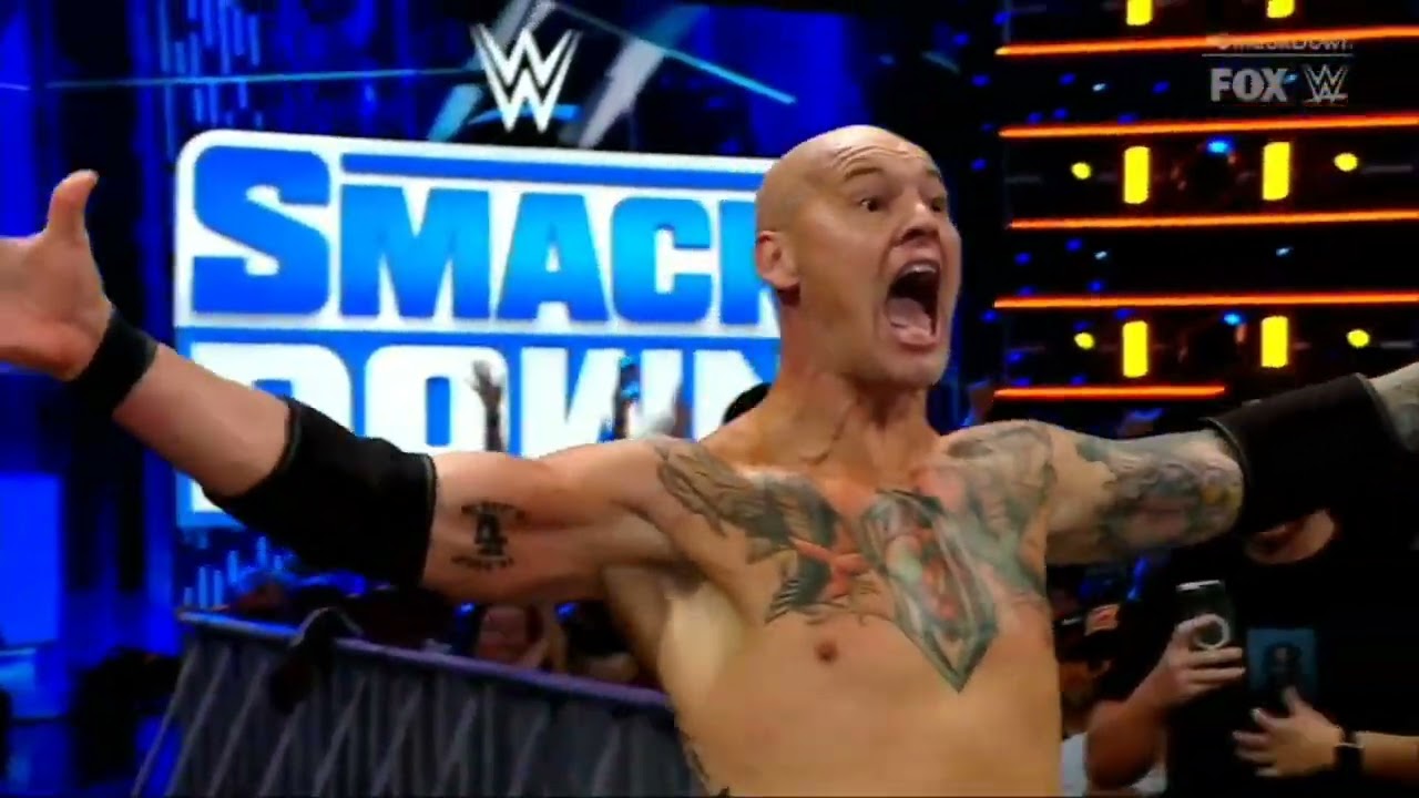 WWE SMACKDOWN BARON CORBIN & APOLLO CREWS VS THE STREET PROFITS 07/26/24
