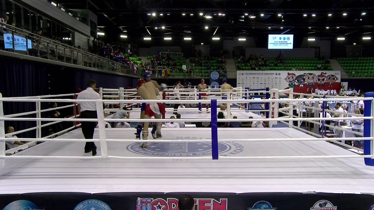Semen Burov v Valerii Ivanov WAKO European Championships 2019 background