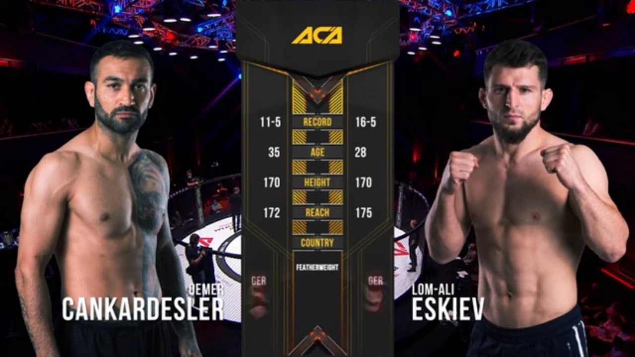 Омер Канкардеслер vs. Лом-Али Эскиев | Omer Cankardesler vs. Lom-Ali Eskiev | ACA 109 - Lodz backdrop