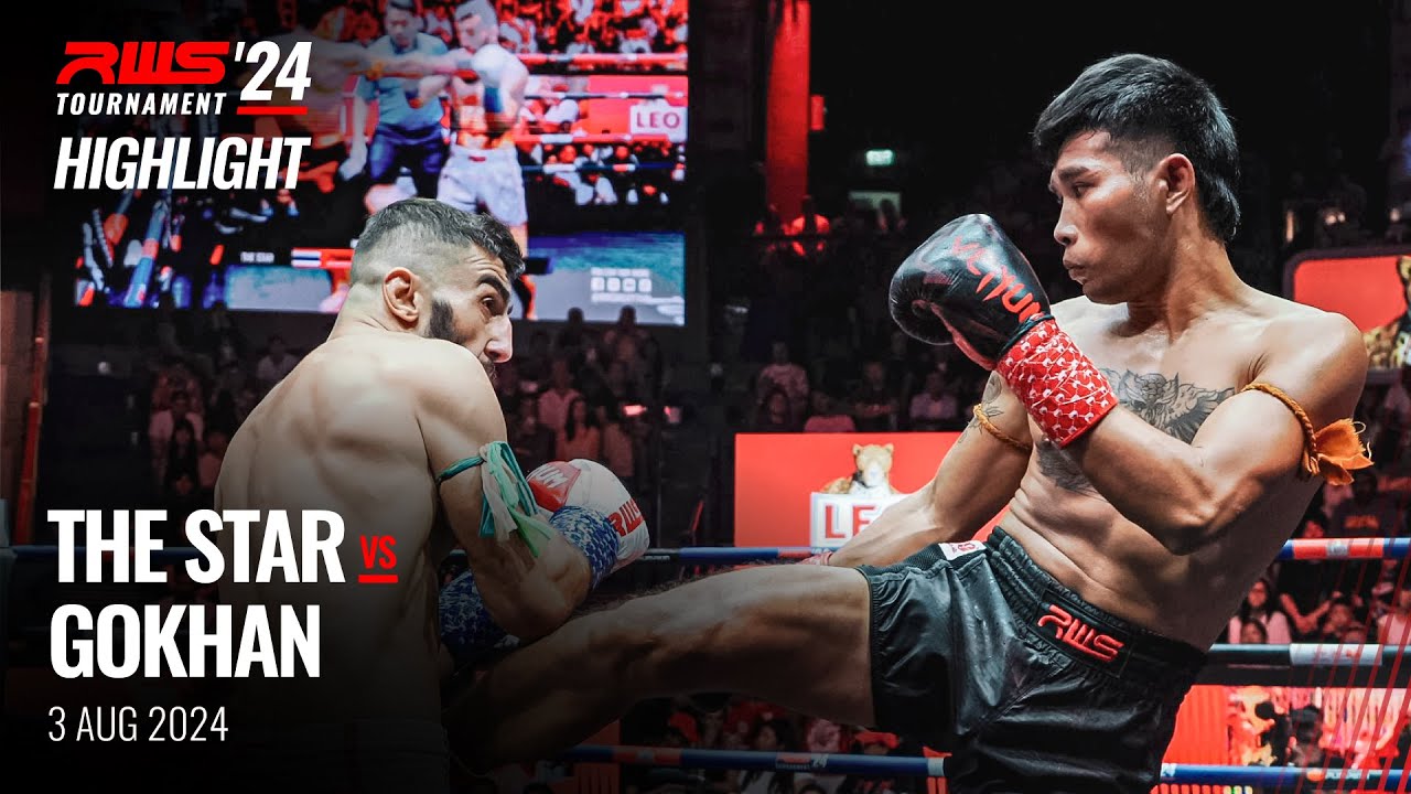 Highlight l The Star Petchkiatpetch vs Gokhan W.M.C. Lamai Muay Thai I RWS background