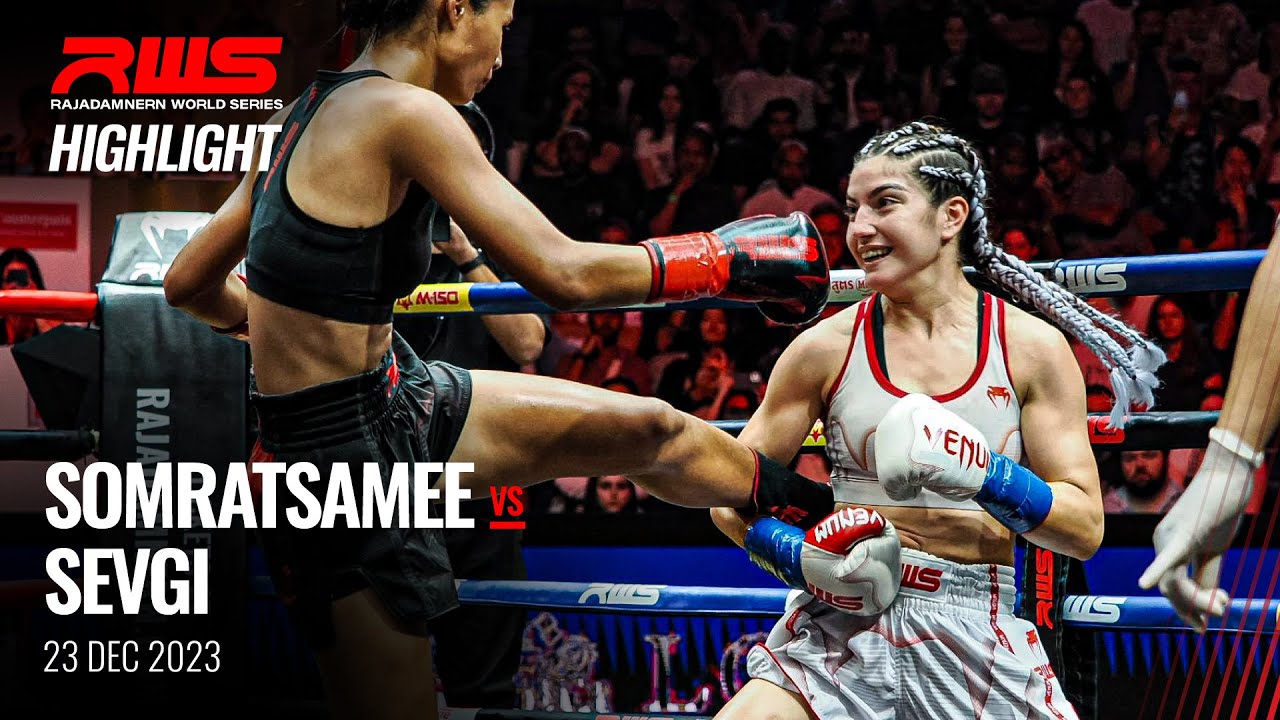 Highlight l Somratsamee vs. Sevgi Venum Muay Thai l โสมรัศมี vs. เซฟกี้ วีนั่มมวยไทย l RWS background