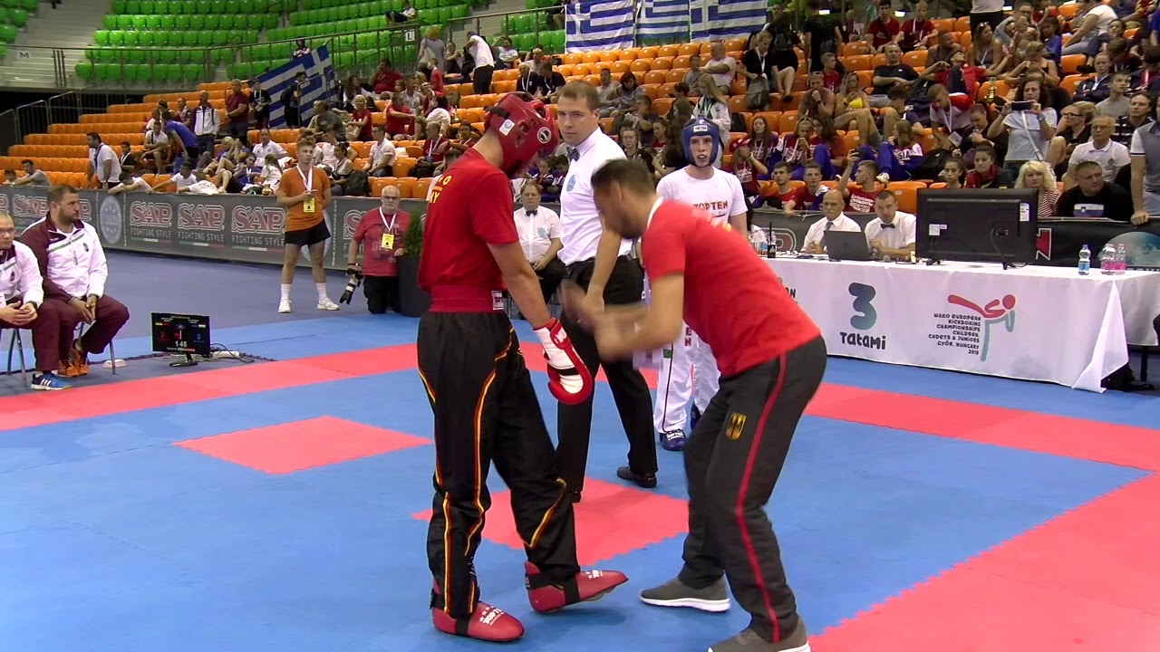 Bence Kajtar v Ahmed Rmadan WAKO European Championships 2019