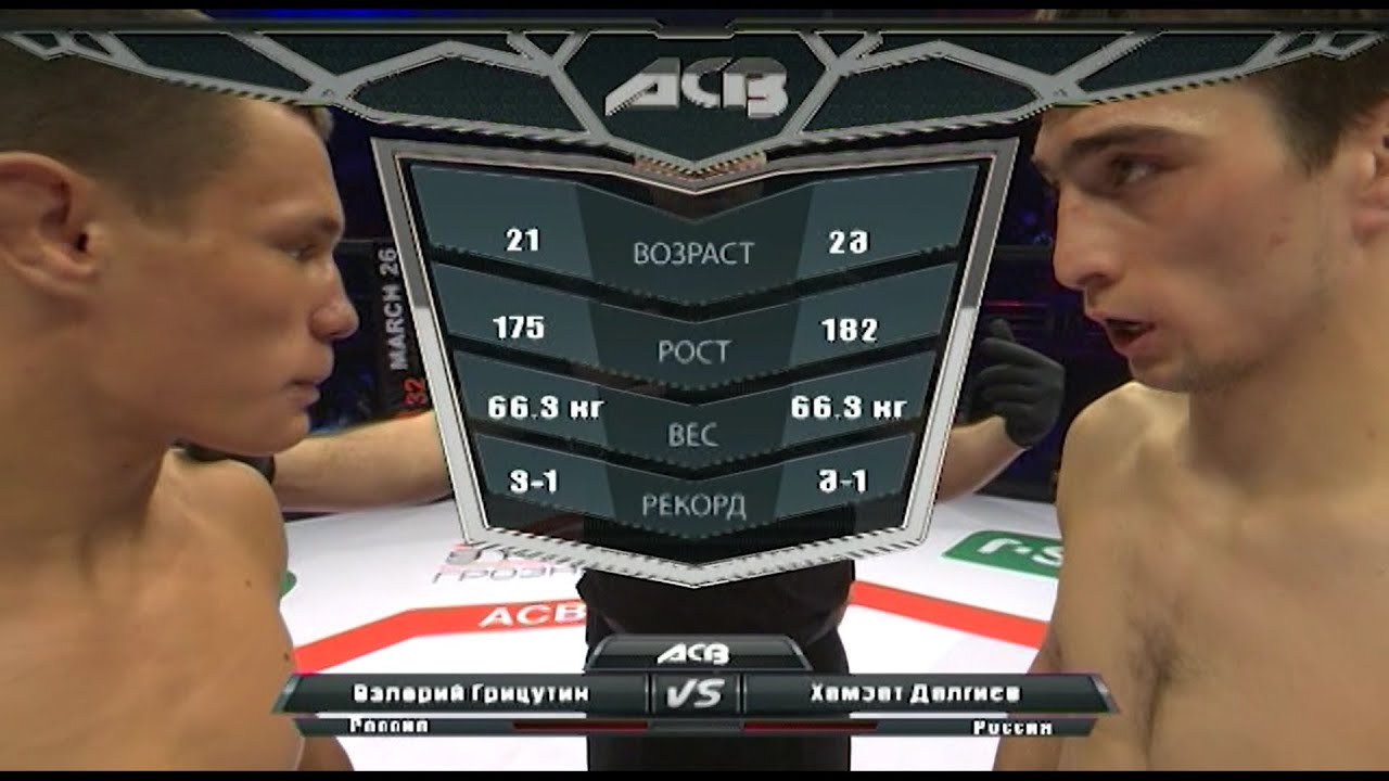 Валерий Грицутин vs. Хамзат Далгиев | Valery Gritsutin vs. Khamzat Dalgiev | ACB 30 - Young Eagles 5 background