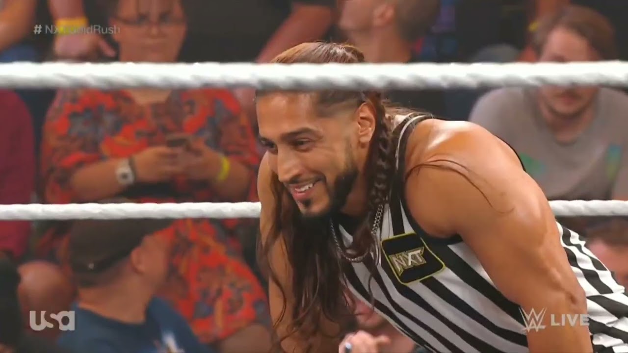 WWE NXT WES LEE VS TYLER BATE 06/20/23 backdrop
