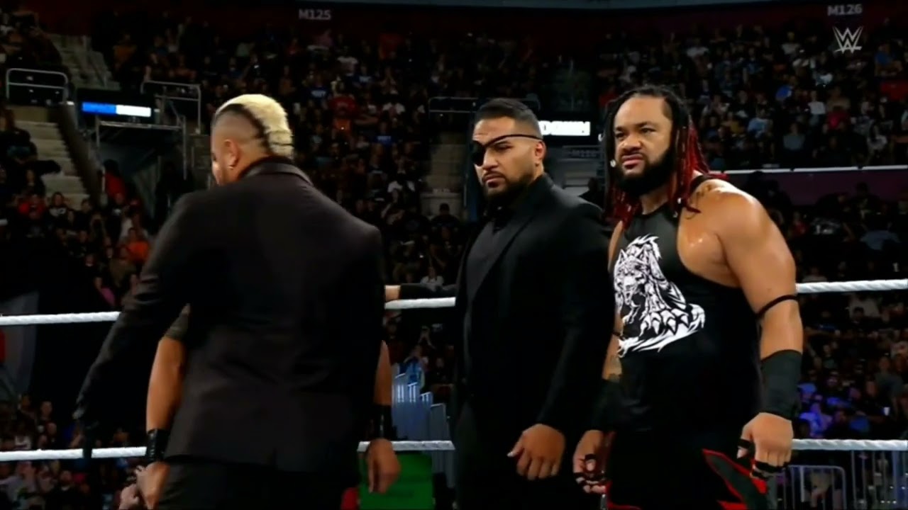WWE SMACKDOWN DIY VS THE BLOODLINE 08/02/24 background