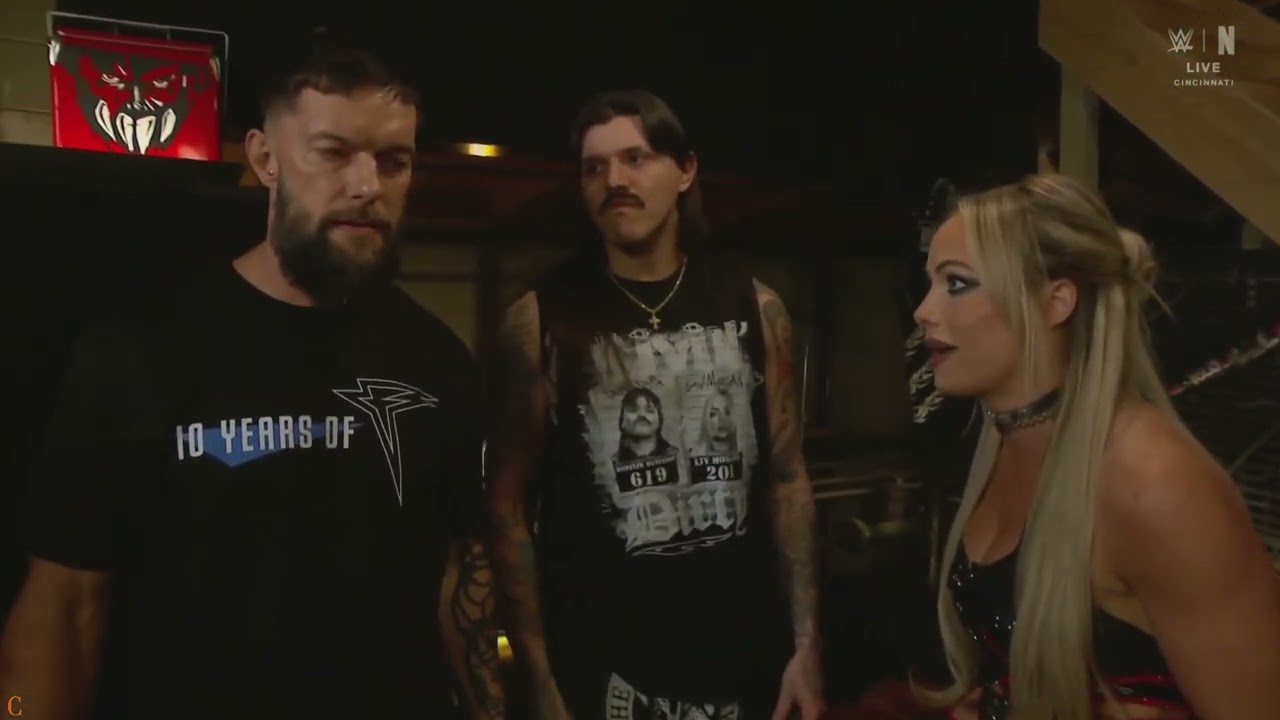 Finn Balor tells Dominik Mysterio he is sick and tired of him: Raw, Feb. 24, 2025 background