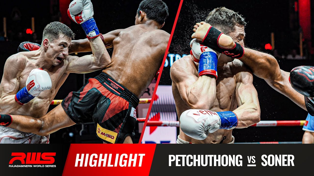 ไฮไลท์ Highlight l เพชรอู่ทอง vs. โซเนอร์ วีนั่มมวยไทย l Petch-U-Thong vs. Soner VenumMuayThai l RWS background