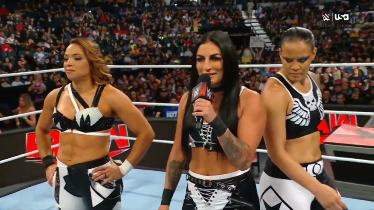 WWE RAW THE PURE FUSION COLLECTIVE VS ZELINA VEGA & LYRA VALKYRIA VS NATALYA 09/09/24 backdrop